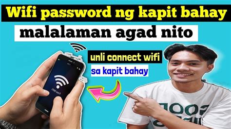 paano dayain ang wifi vendo ni kapit bahay .